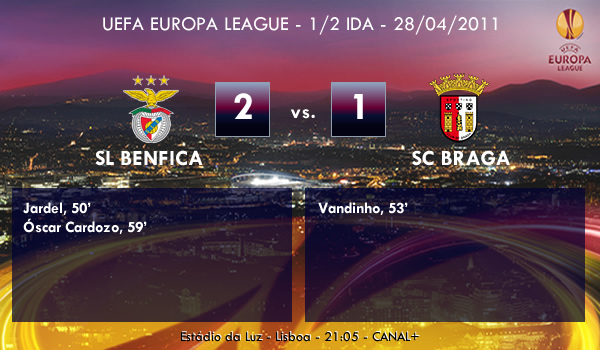 UEFA Europa League – 1/2 IDA – 28/04/2011 – SL Benfica (2) vs. (1) SC Braga