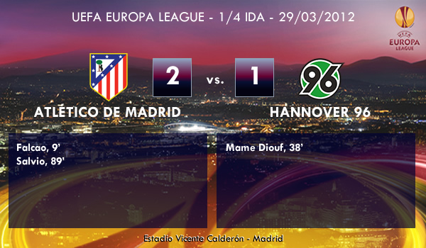 UEFA Europa League – 1/4 IDA –  29/03/2012 – Atlético de Madrid (2) vs. (1) Hannover 96