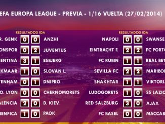 UEFA Europa League – 1/16 VUELTA – 27/02/2014 - Previa