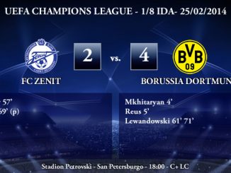 UEFA Champions League - 1/8 IDA - 25/02/2013 - FC Zenit (2) vs. (4) Borussia Dortmund