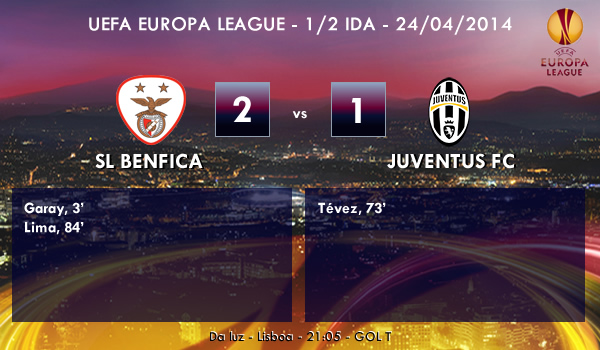UEFA Europa League – 1/2 IDA – 24/04/2014 – Benfica 2 vs 1 Juventus