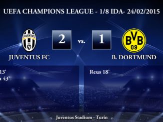 UEFA Champions League – 1/8 IDA – 24/02/2015 – Juventus 2-1 B. Dortmund